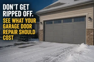 Cost to repair a garage door in Edmonton